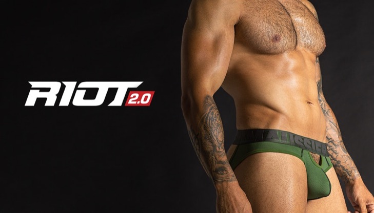 Prodyšné Jocksy AussieBum RIOT 2.0 Jock Army2 - kópia_729px